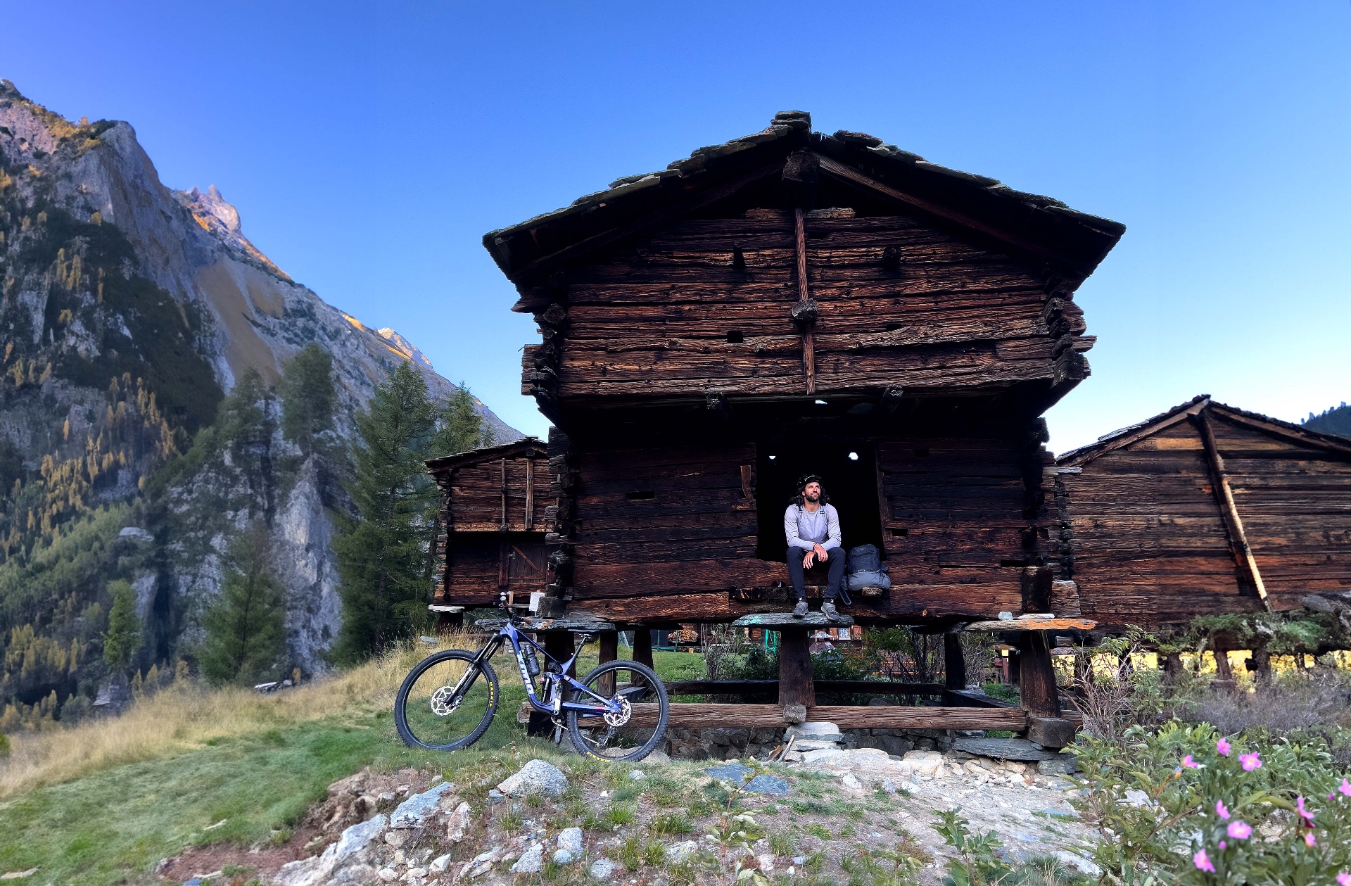 Pause au mazot traditionnel dans la vallée de Zermatt